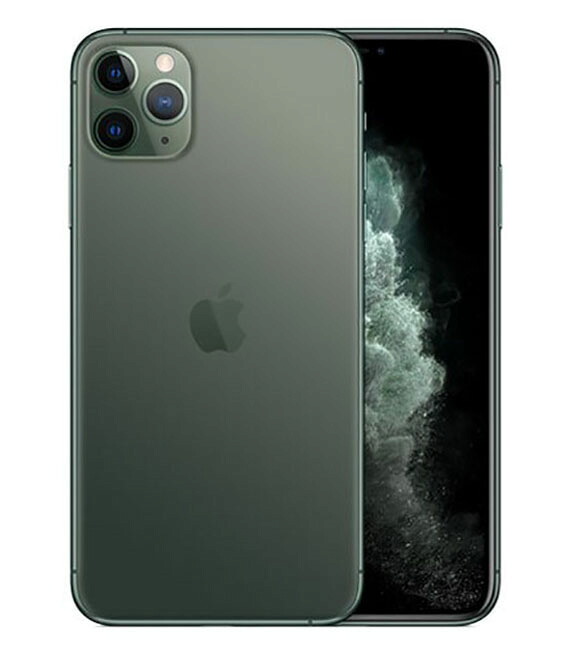 【中古】【安心保証】 iPhone11 Pro Max[512GB] SoftBank ミッドナイトグリーン 32,032円