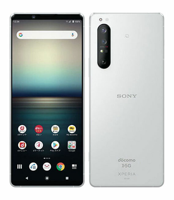 Xperia 1 128GB II SO-51A ahamo版 docomo ホワイト 新入荷 II