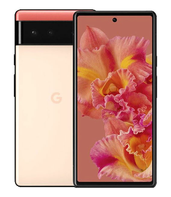 【中古】【安全性のある引き受ける】 Google Pixel 6[128GB] SIM無償性 カインダコーラル