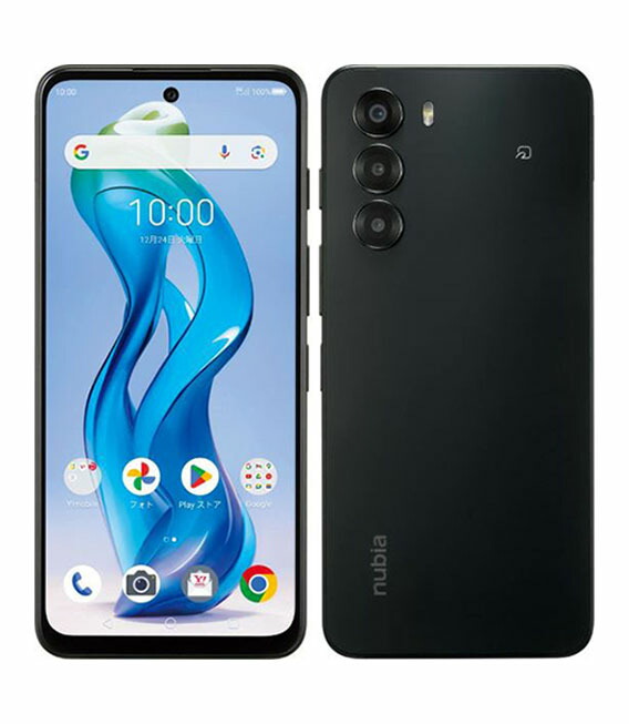【中古】【楽になること引きうける】 nubia S 5G A403ZT[128GB] Y!mobile 黒いこと