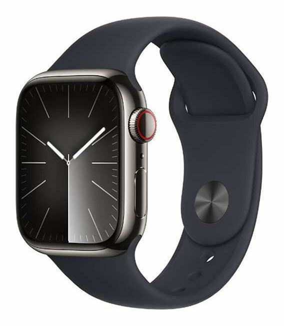 【中古】【楽になること引き受ける】 Series9[45粍/セルラー]ステンレス鋼 石墨 Apple Watch