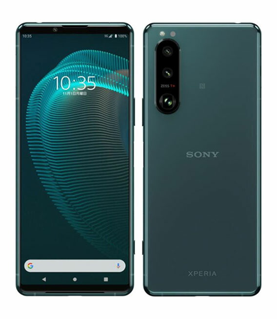 【中古】【安全性のある引き受ける】 Xperia 5 III A103SO[128GB] SoftBank 緑であること