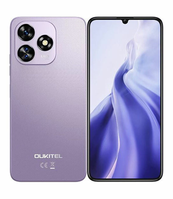 【中古】【安全性のある引き受ける】 OUKITEL C51[128GB] SIM無償性 パープル