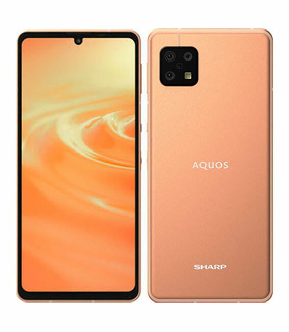 【中古】【安全性のある引き受ける】 AQUOS sense6 SH-M19[64GB] SIM無償性 ライトカッパー