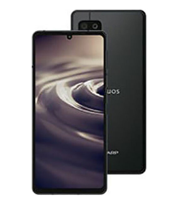 【中古】【安心保証】 AQUOS sense6 SH-M19[64GB] SIMフリー ブラック mineo版