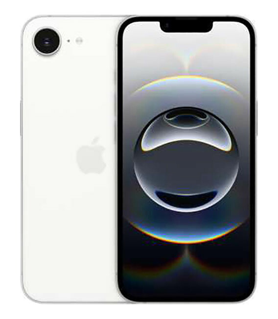 【中古】【楽になること引きうける】 iPhone16e[128GB] au/UQ 白いこと