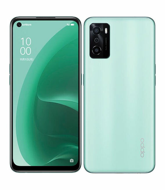 【中古】【楽になること引き受ける】 OPPO A55s 5G A102OP[64GB] SoftBank 緑であること