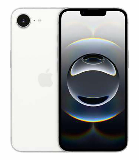 【中古】【安心保証】 iPhone16e[128GB] SIMフリー ホワイト