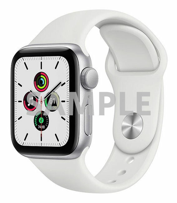 【中古】【安全性のある引き受ける】 SE 第1時人[44粍/セルラー]軽銀 しろがね色 Apple Watch