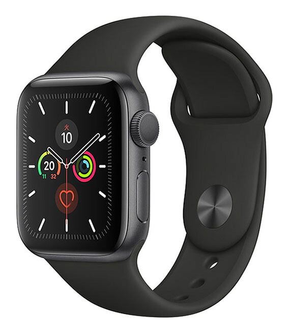 【中古】【安全性のある引き受ける】 Series5[44粍/セルラー]軽銀 あき場所薄墨色 Apple Watch