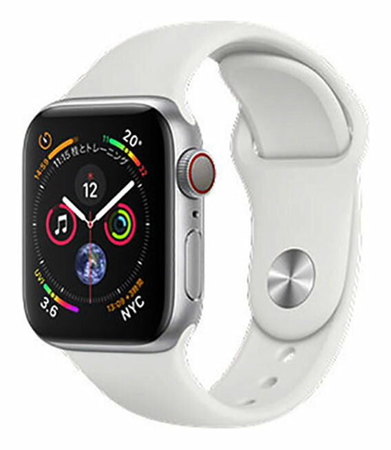 【中古】【安全性のある引き受ける】 Series4[40粍/セルラー]軽銀 しろがね色 Apple Watch