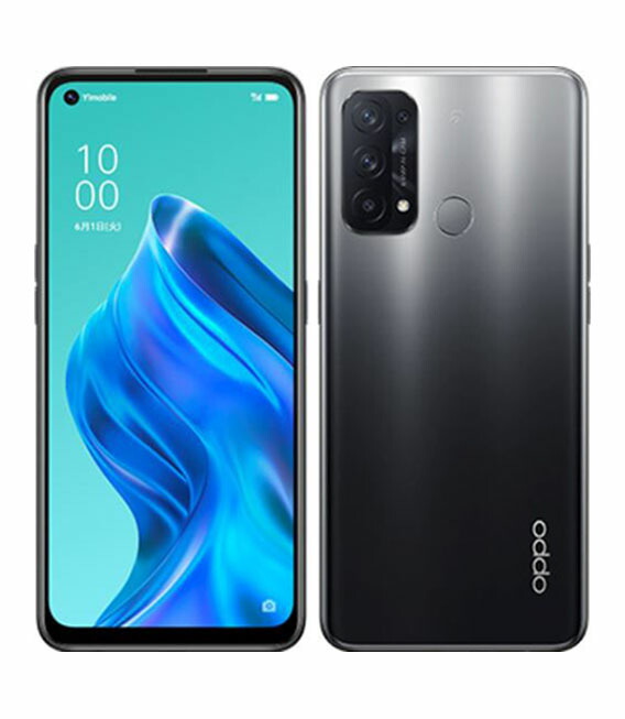【中古】【安心保証】 OPPO Reno5 A A103OP[128GB] Y!mobile シルバーブラック
