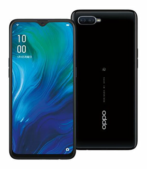 【中古】【安全性のある引き受ける】 OPPO Reno A CPH1983[128GB] 可動性 黒いこと