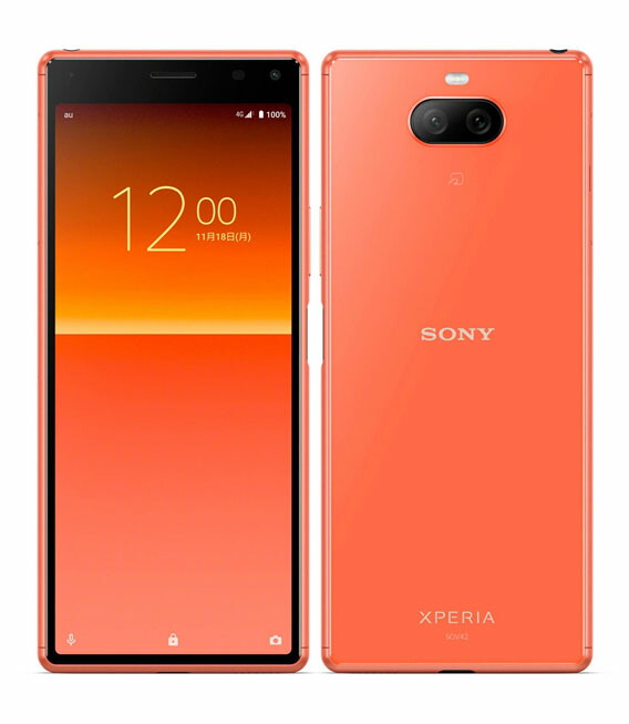 【中古】【安全性のある引き請ける】 Xperia 8 SOV42[64GB] au オレンジ色