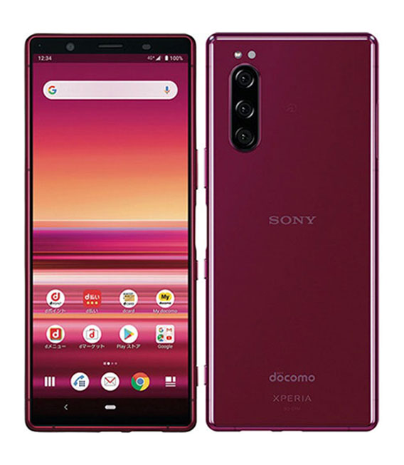 完成品 SONY Xperia 5 SO-01M レッド docomo - 通販 - www