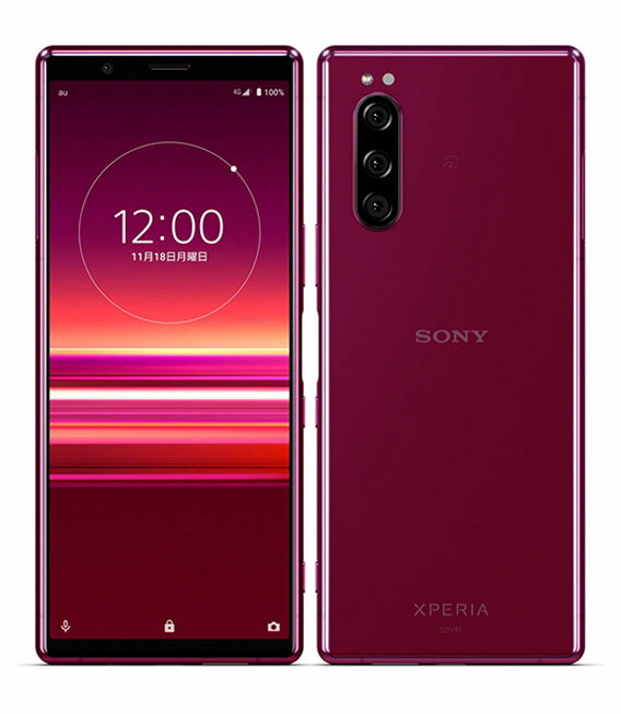 【中古】【楽になること引き受ける】 Xperia 5 SOV41[64GB] au 赤いこと