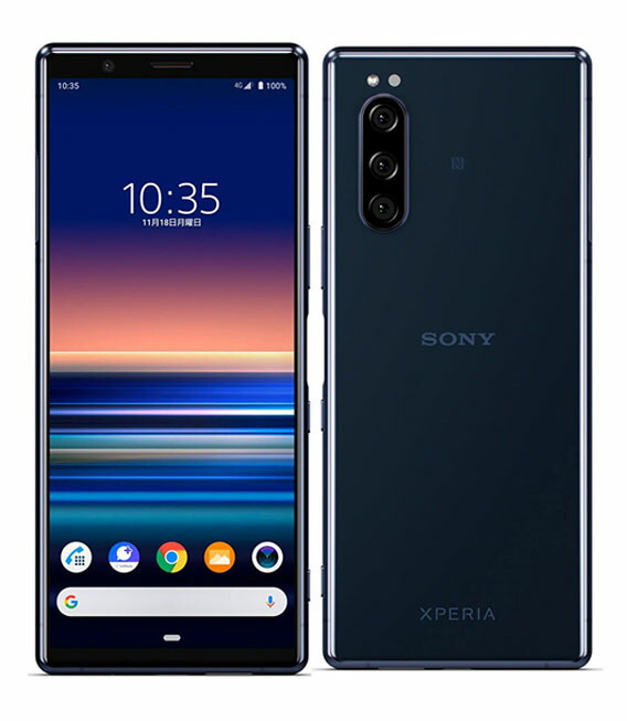 【中古】【楽になること引き受ける】 Xperia 5 901SO[64GB] SoftBank 青色