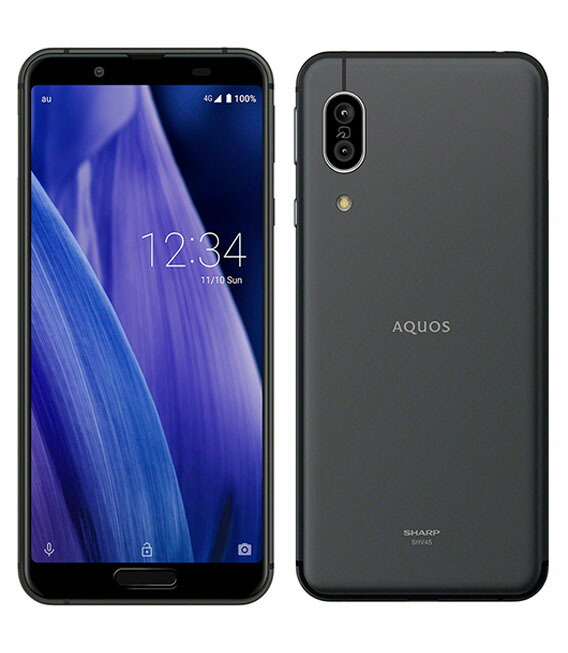 【中古】【楽になること引き受ける】 AQUOS sense3 SHV45[64GB] au 黒いこと