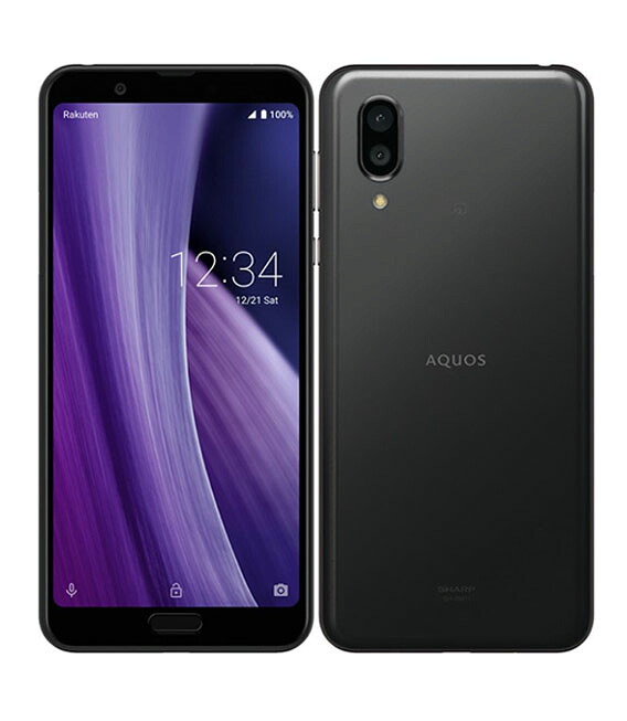 【中古】【安心保証】 AQUOS sense3 plus SH-RM11[64GB] モバイル ブラック