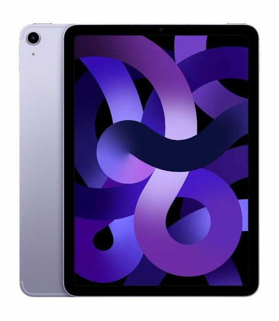 【中古】【安心保証】 iPad Air 10.9インチ 第5世代[256GB] セルラー au パープル