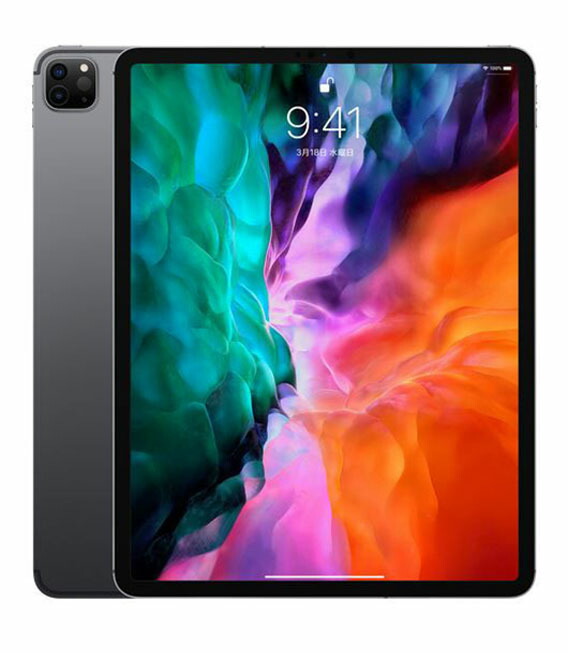 【中古】【楽になること引き受ける】 iPad Pro 12.9in 第4時人[256GB] Wi-Fi青写真 空白文字薄墨色