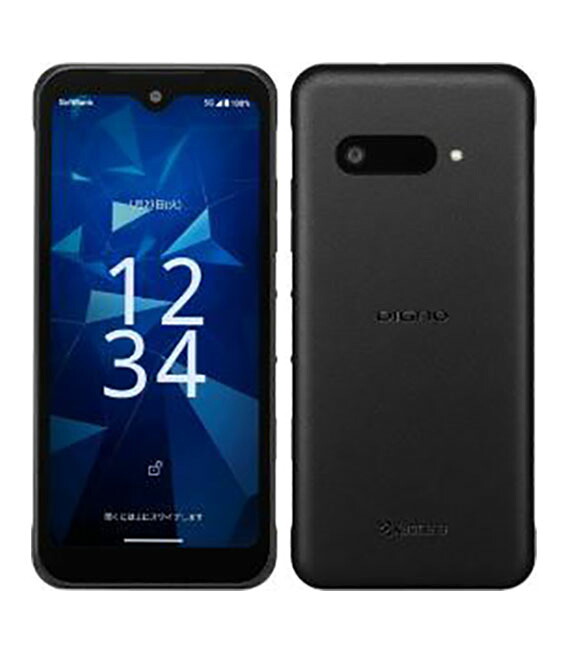 【中古】【安心保証】 DIGNO BX3 A401KC[64GB] SoftBank ブラック 法人モデル