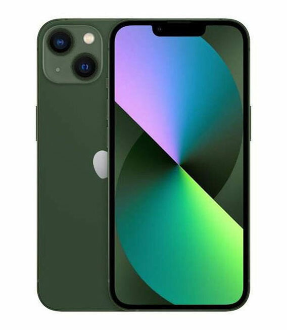 【中古】【安心保証】 iPhone13[128GB] SIMフリー グリーン