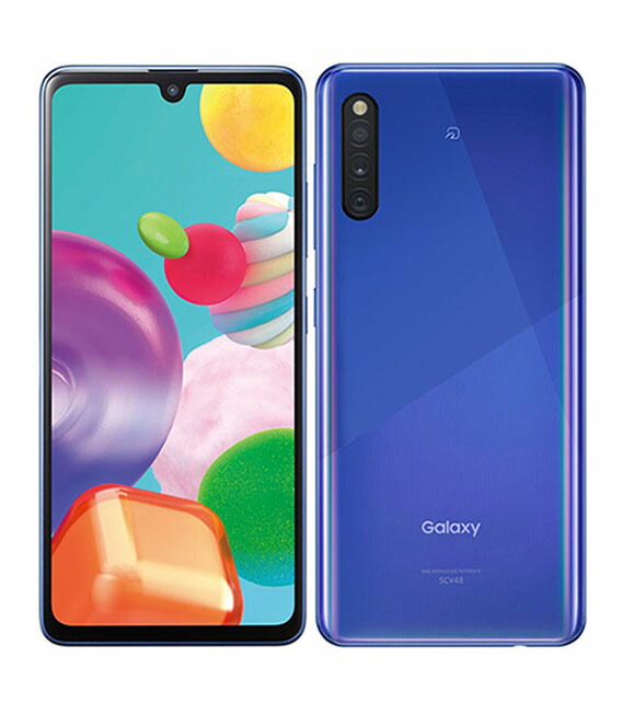 【中古】【楽になること引き受ける】 Galaxy A41 SCV48[64GB] au 青色