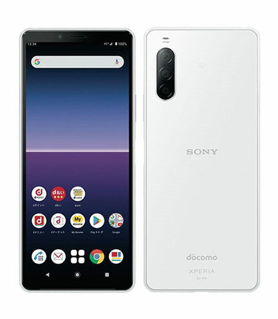 【中古】【楽になること引き受ける】 Xperia 10 II SO-41A[64GB] docomo 白いこと