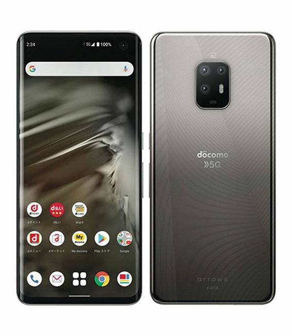 【中古】【楽になること引き受ける】 arrows 5G F-51A[128GB ] docomo チタニウムしろがね色