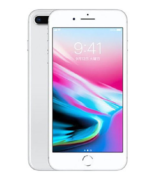 【中古】【安心保証】 iPhone8 Plus[256GB] docomo シルバー