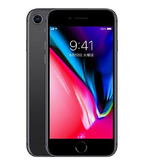 【中古】【安心保証】 iPhone8[64GB] SIMフリー スペースグレイ