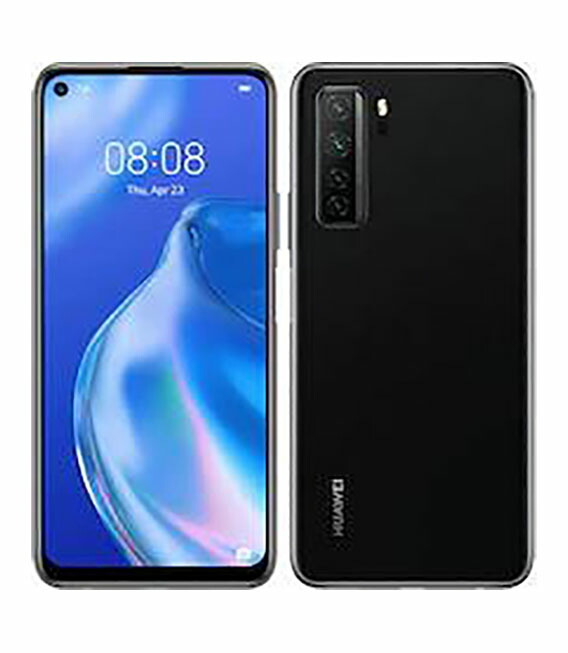 【中古】【安心保証】 HUAWEI P40 lite 5G CDY-NX9A[128GB] SIMフリー ミッドナイトブラック