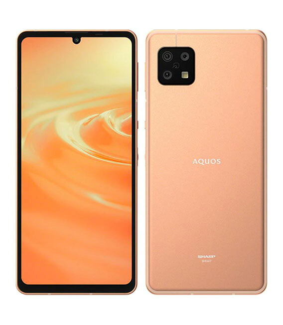 【中古】【安全性のある引き受ける】 AQUOS sense6s SHG07[64GB] UQ可動性 ライトカッパー