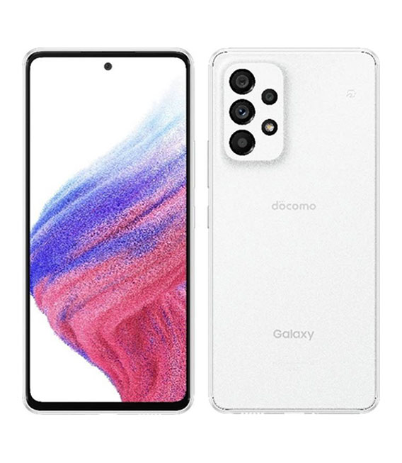 アイボリー×レッド Galaxy A53 5G SC-53C 128GB オーサムホワイ