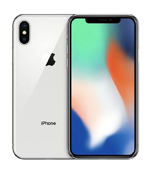 【中古】【安全性のある引き受ける】 iPhoneX[64GB] au しろがね色
