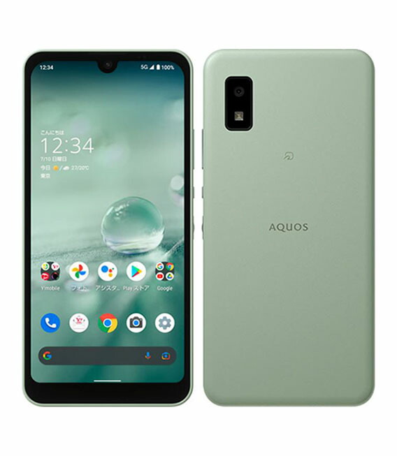 日本 AQUOS wish2 A204SH 64GB Y mobile オリーブグリーン