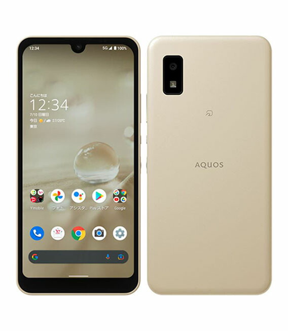 【中古】【安全性のある引き受ける】 AQUOS wish2 A204SH[64GB] Y!mobile 象牙色