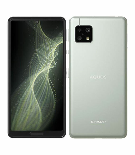 【中古】【安全性のある引き受ける】 AQUOS sense5G SH-M17[64GB] 可動性 オリーブしろがね色