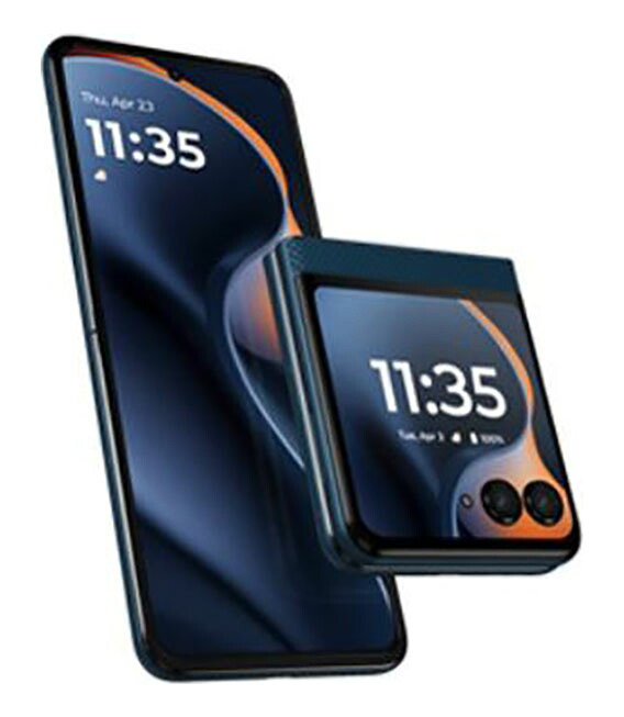 【中古】【安心保証】 motorola razr 60[512G] SIMフリー ジブラルタルシーネイビー