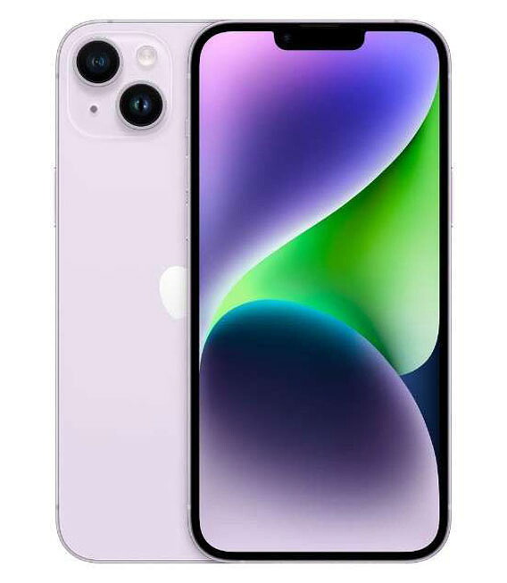 【中古】【安心保証】 iPhone14[512GB] au/UQ パープル