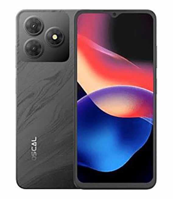 【中古】【安全性のある引き受ける】 OSCAL FLAT 2C[64GB] SIM無償性 黒いこと