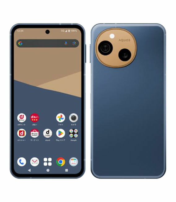 【中古】【安心保証】 AQUOS sense10 SH-53F[128GB] docomo デニムネイビー
