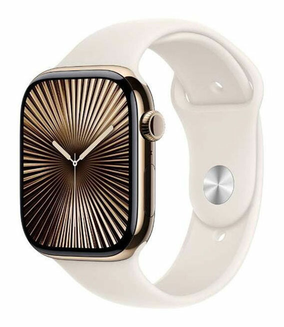 【中古】【安全性のある引き請ける】 Series10[46粍/セルラー]チタン ゴールド Apple Watch