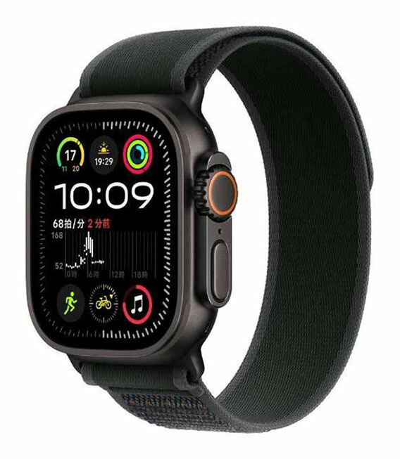 【中古】【楽になること引き受ける】 Ultra2[49粍/セルラー]チタン 黒いこと Apple Watch