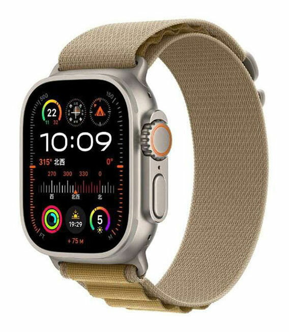 【中古】【安心保証】 Ultra2[49mm/セルラー]チタン ナチュラル Apple Watch｜ゲオモバイル