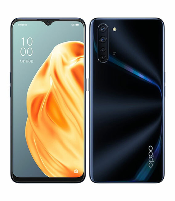 【中古】【安心保証】 OPPO Reno3 A A002OP[128GB] Y!mobile ブラック