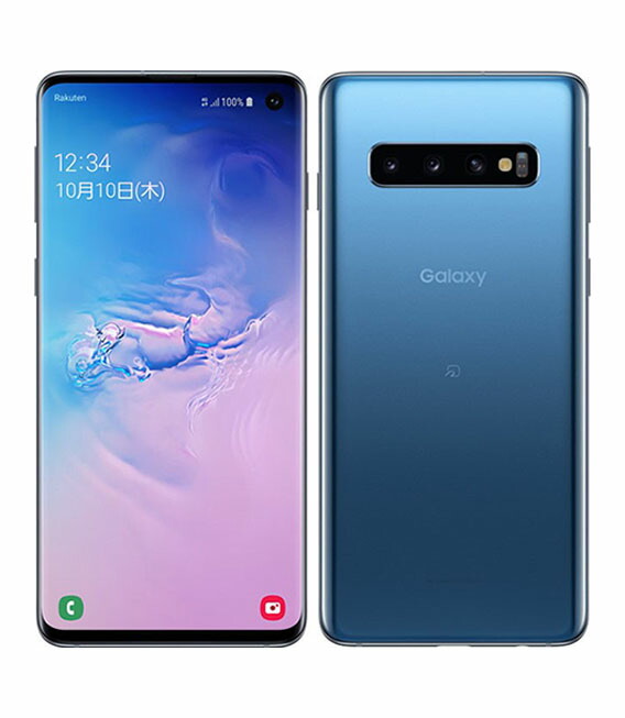 エバニュー Galaxy S10 ブルー Blue 128GB docomo 美品 - 通販