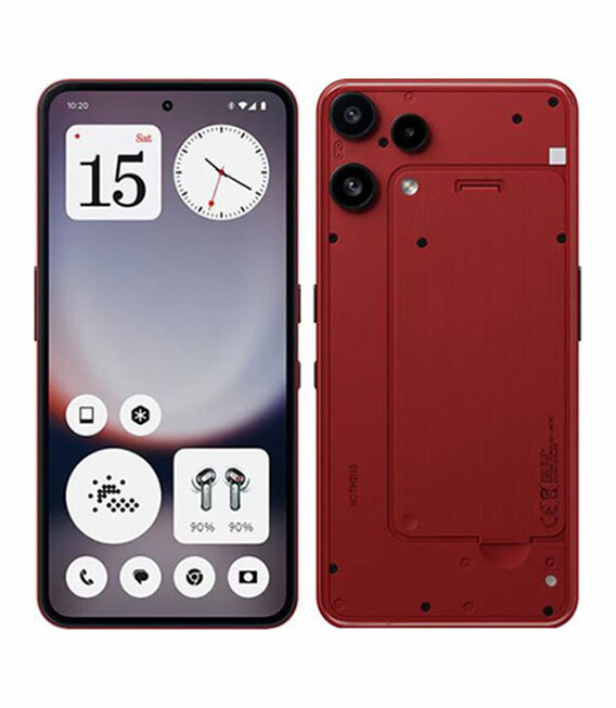 【中古】【楽になること引き受ける】 Nothing Phone 3a Lite[128GB] 移動性 赤いこと