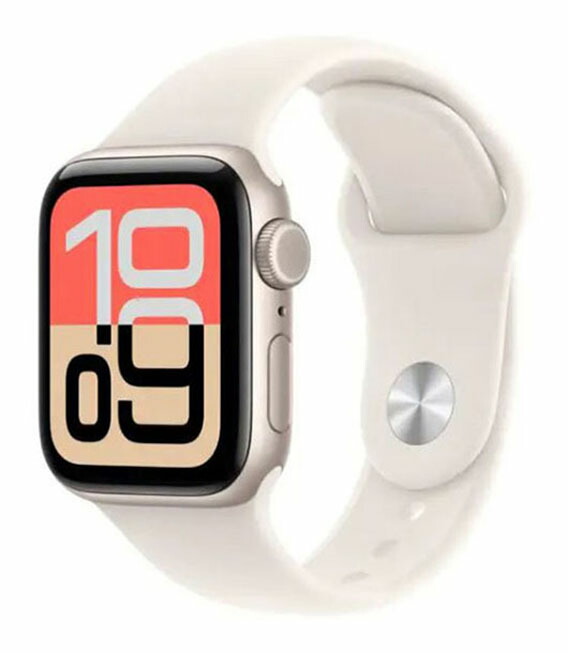 【中古】【安心保証】 SE 第3世代[40mm/セルラー]アルミ スターライト Apple Watch